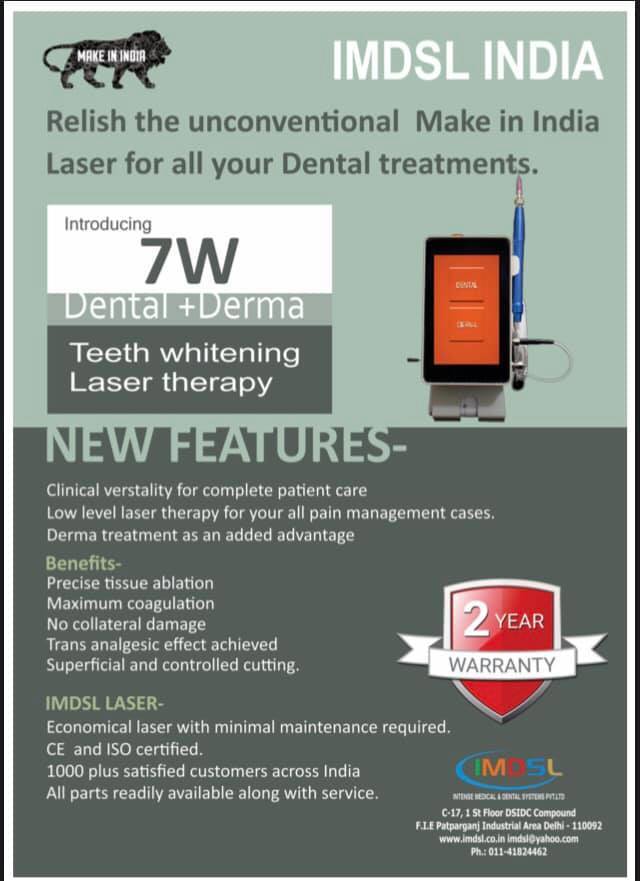 White 7w Dental Diode Laser