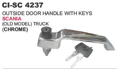 Outside Door Handle with Keys Scania Truck
