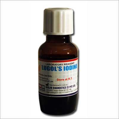 Lugol's Iodine Boiling Point: Na