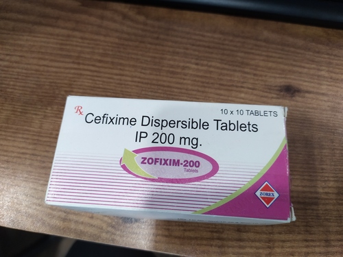 Cefexim Dispersible Tablets - 200mg Antibiotic Formula | Effective Against Respiratory, Urinary, and Ear Infections, Suitable for Adults and Children