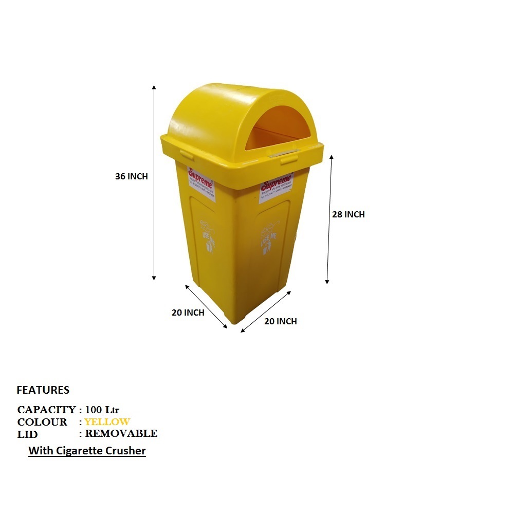 Dustbin 100 Litre Application: Reselling
