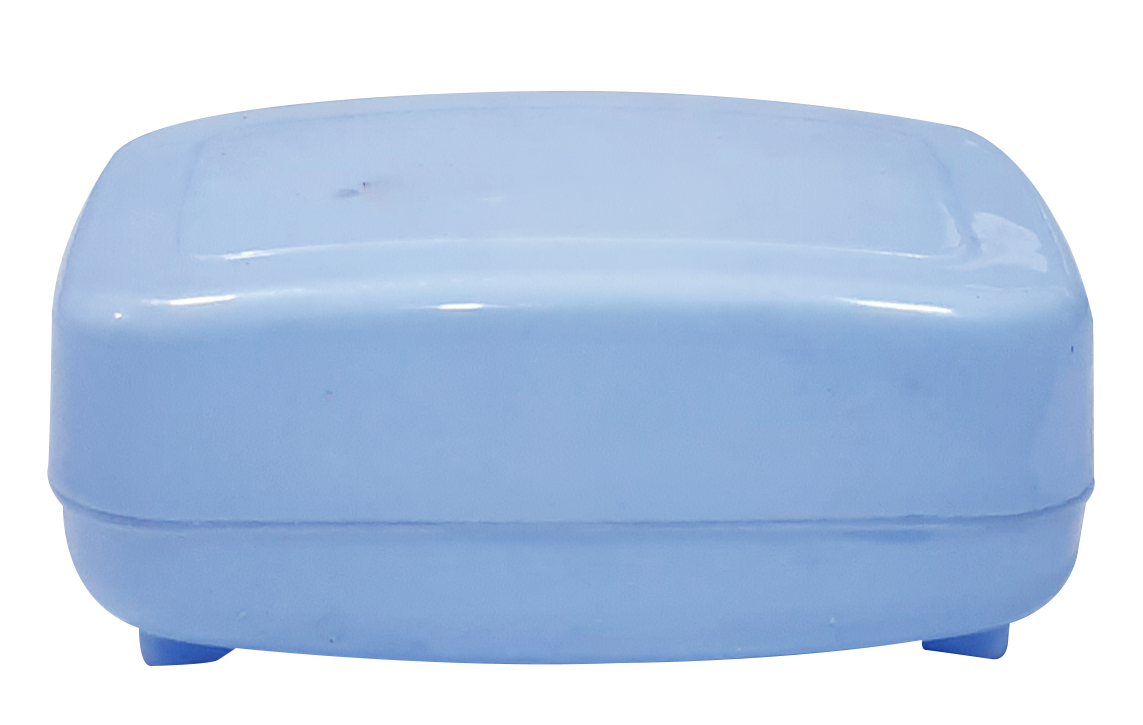 Heena Soap Case (Foil) - Color: Cyan