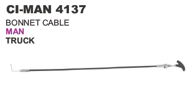 Bonnet Cable Man Truck