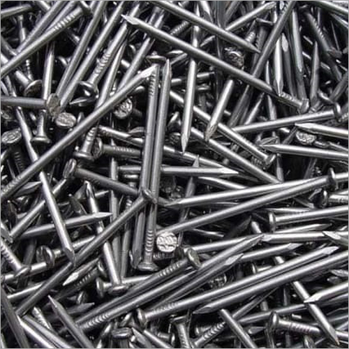 MS Wire Nails - Durable MS Material, Various Sizes Available - Corrosion Resistant, Silver Color, Different Grades Offered