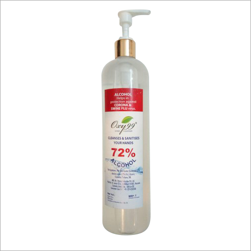 Oxy 99 500ml Hand Sanitizer - 500ml Pump Bottle, 71-80% Alcohol Content | Anti-bacterial, Non-irritant, Pleasant Fragrance, All Age Suitable