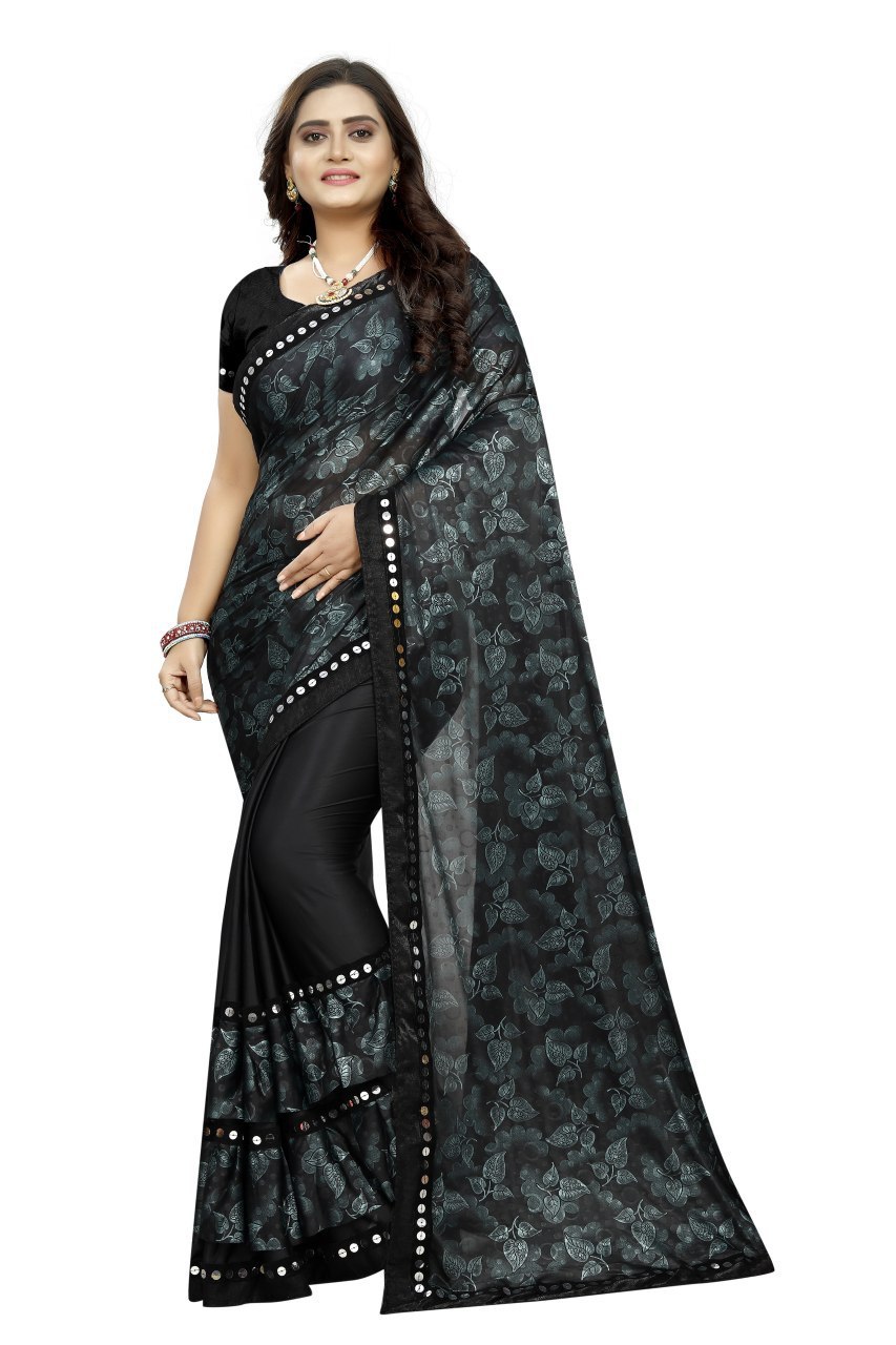 Banglori Heavy Saree With Tiki Work - Linen Fabric 6.3 Mtr Length , Resam Embroidery Design For Daily Wear, Elegant Printed Style