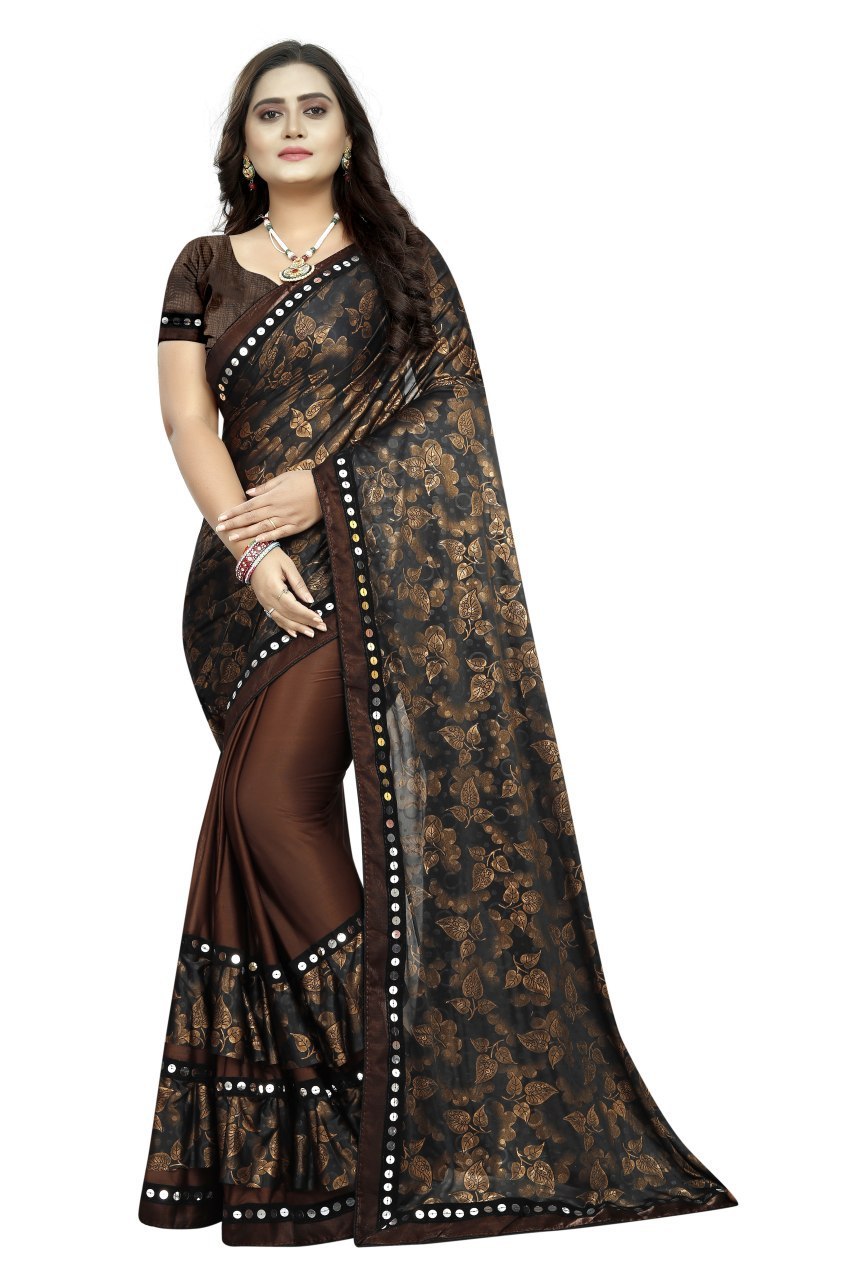 Banglori Heavy Saree With Tiki Work - Linen Fabric 6.3 Mtr Length , Resam Embroidery Design For Daily Wear, Elegant Printed Style