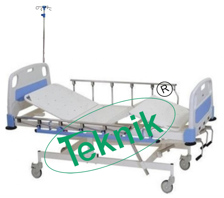 Bed, Hospital Adult - Color: White Blue