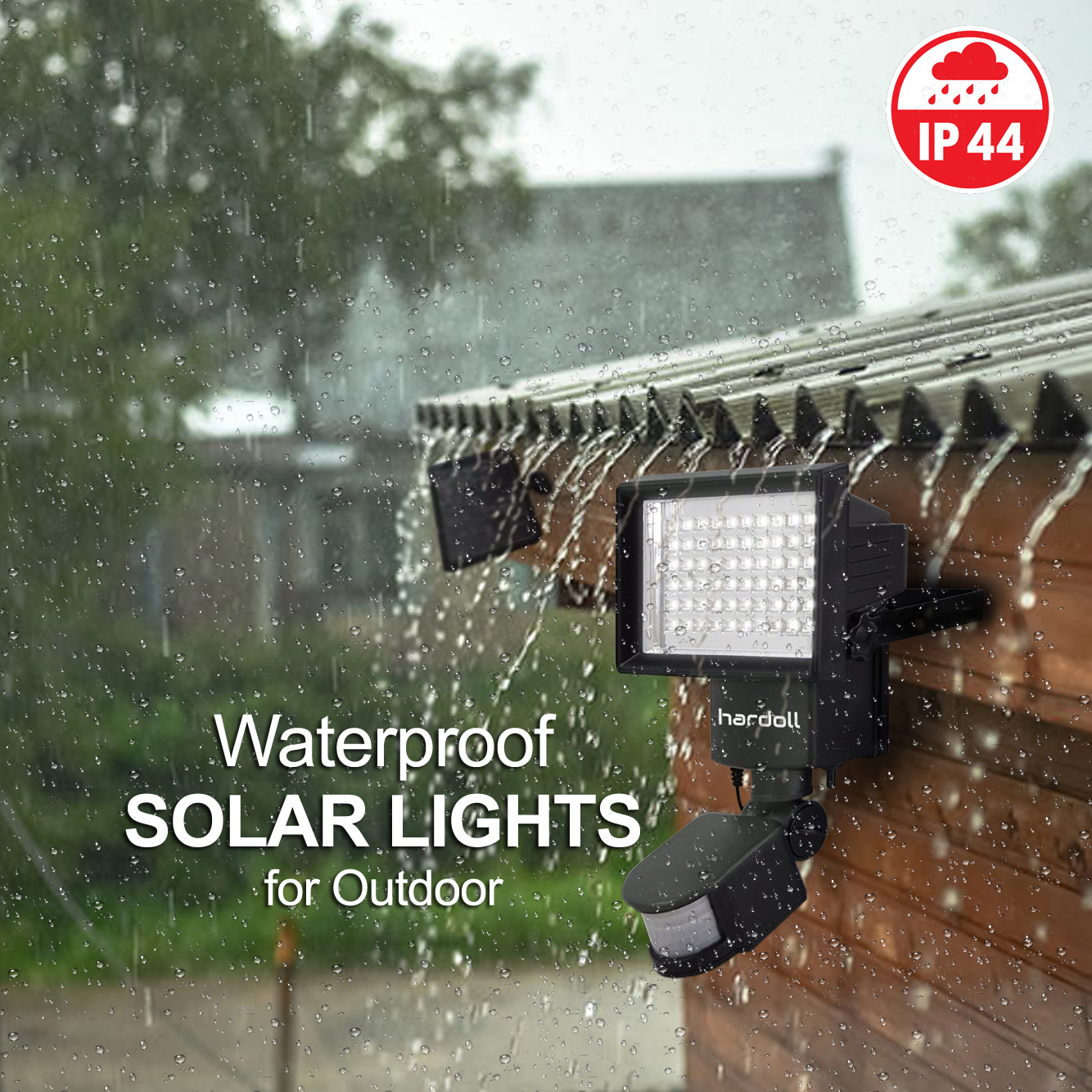 90 Led Solar Motion Sensor Flood Light Cable Length: 5  Meter (M)