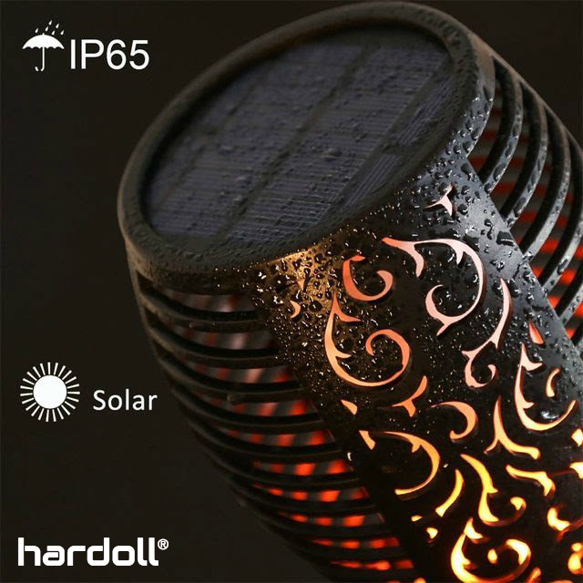 Abs Plastic Solar Flickering Flames Torch Light