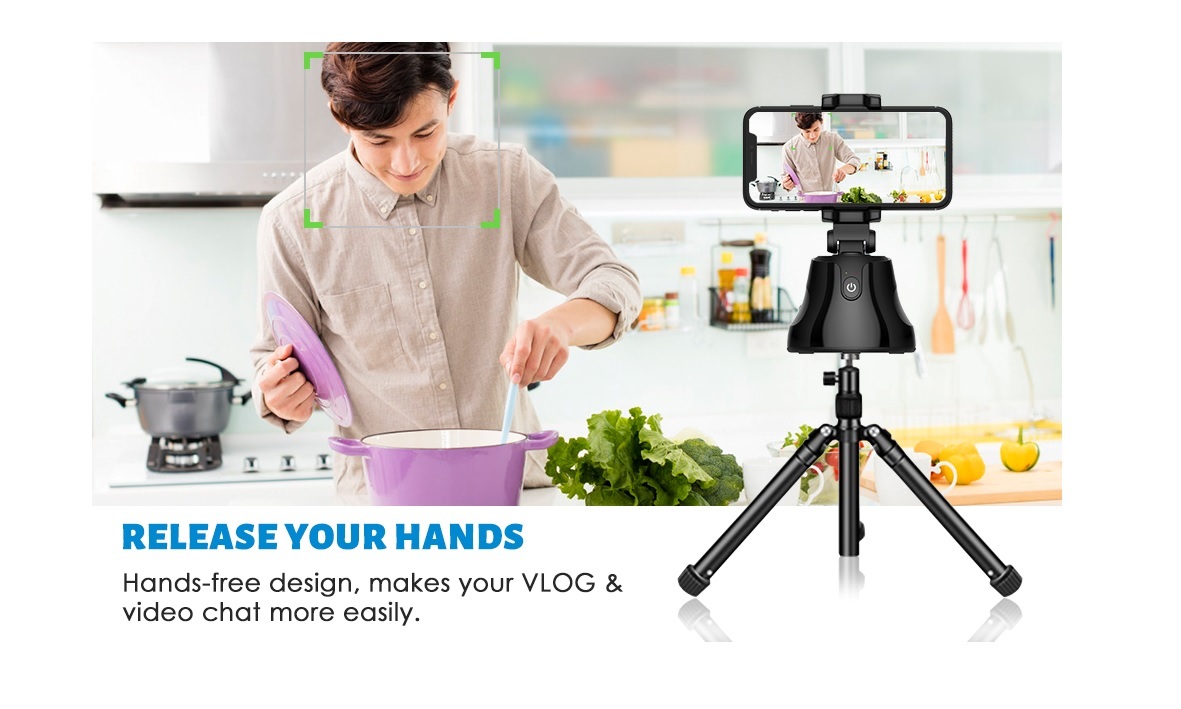 Selfie 360 Degree Rotation Auto Face Object Tracking Age Group: Suitable For All Ages