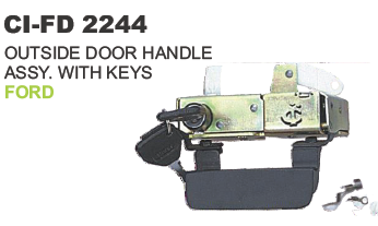 Outside Door Handle Assy With Keys Ford Truck Vehicle Type: 4 Wheeler