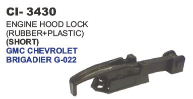 Engine Hood Lock Plastic GMC, Chevrolet, Brigadier Truck - Durable Plastic Material | 4 Wheeler Compatibility, Warranty Included