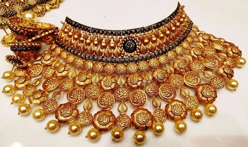 Yellow Gold Necklace Set