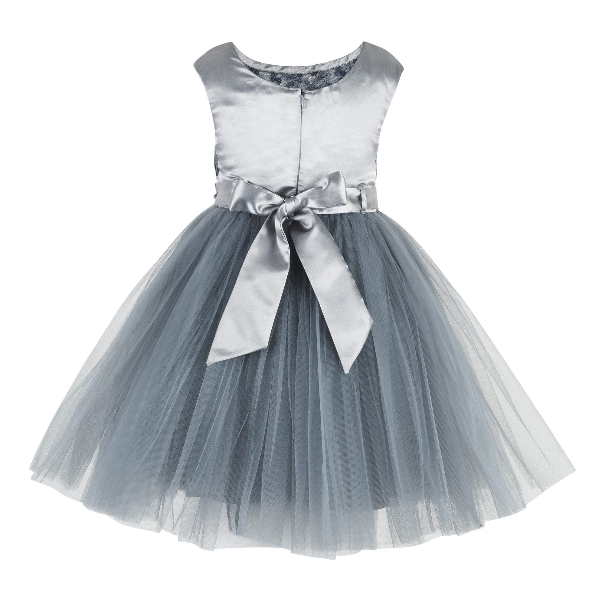 Kids Sequence Embellished Grey Party Wear Frock Age Group: 2-12 Years