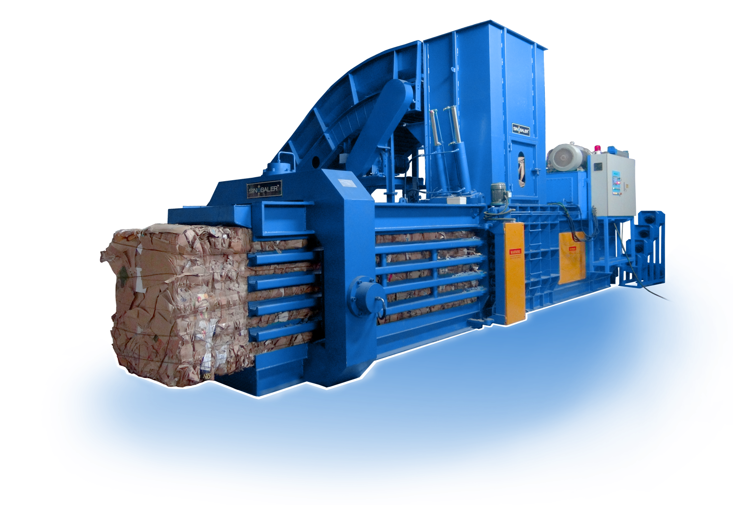 Automatic Fully Auto Tie Horizontal Paper Baler