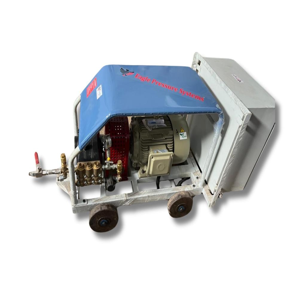 500 Bar Electric Hydrostatic Pressure Test Pump - Color: Blue