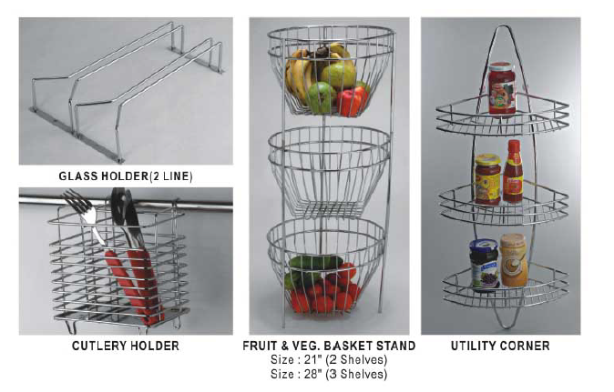 Stainless Steel Wire Basket - Available In All Sizes | Lifetime Warranty Against Rust