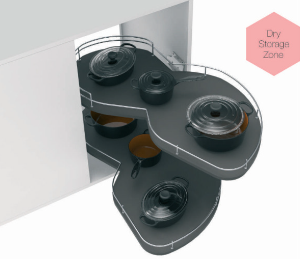 Stainless Steel Sleek By Asianpaint Kitchen Baskets