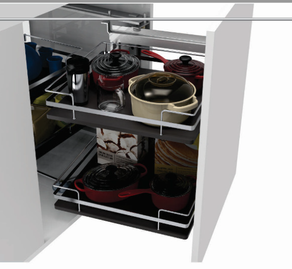 Stainless Steel Sleek By Asianpaint Kitchen Baskets