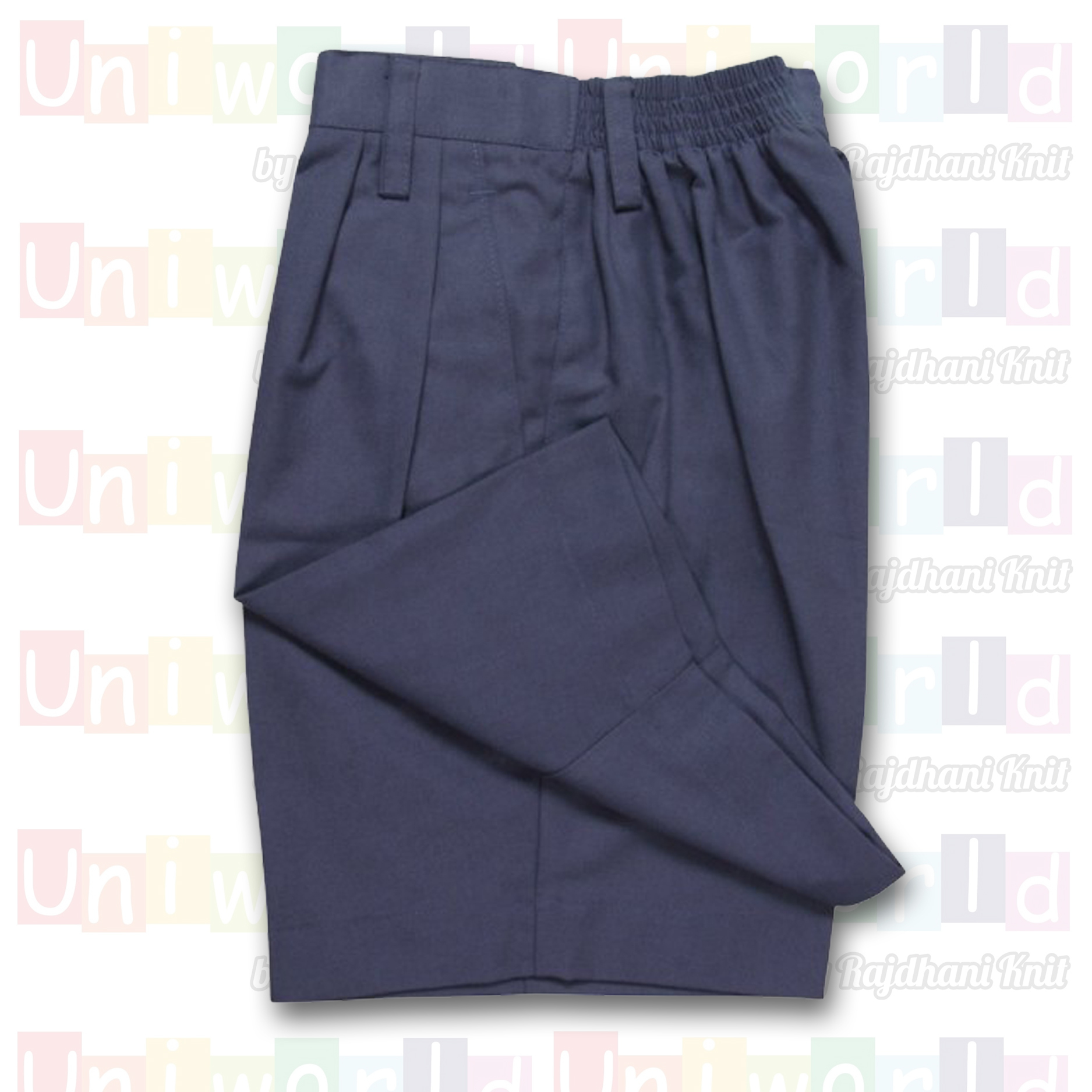 Uniform Cotton Shorts - Premium Quality Cotton, Adjustable Elastic Waistline | Breathable, Cool Dry, Non-toxic, Soft Comfort, Ykk Zippers