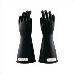 Black Safety Gloves - Full Finger, Washable, Plain Design, All-purpose Use