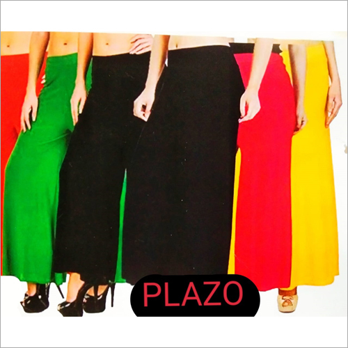 Ladies Plain Palazzo - Cotton, Any Size, Any Color | Quick Dry, Washable, Casual Wear Essentials For Stylish Comfort