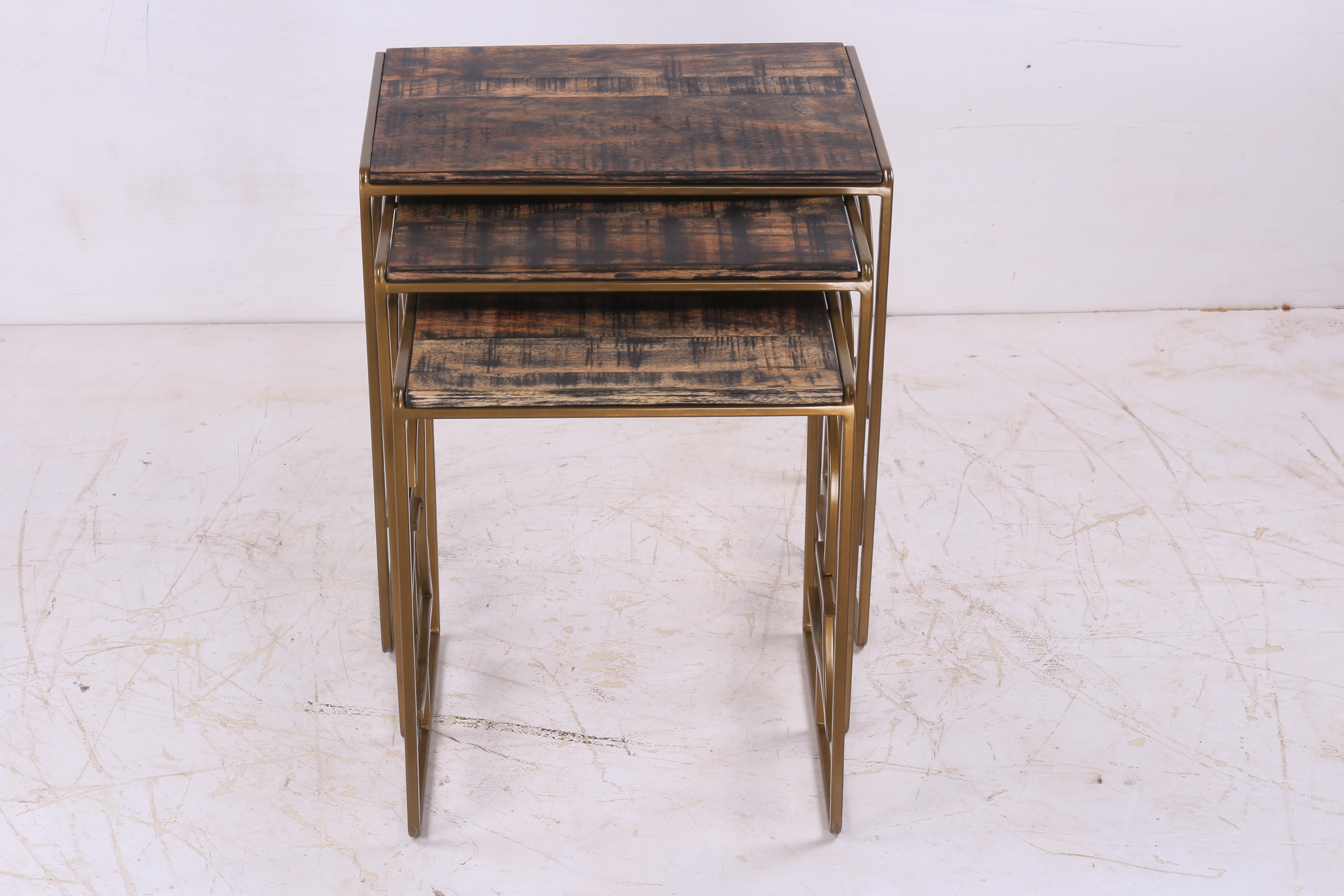 Pound Nesting Tables Set Of 3 No Assembly Required
