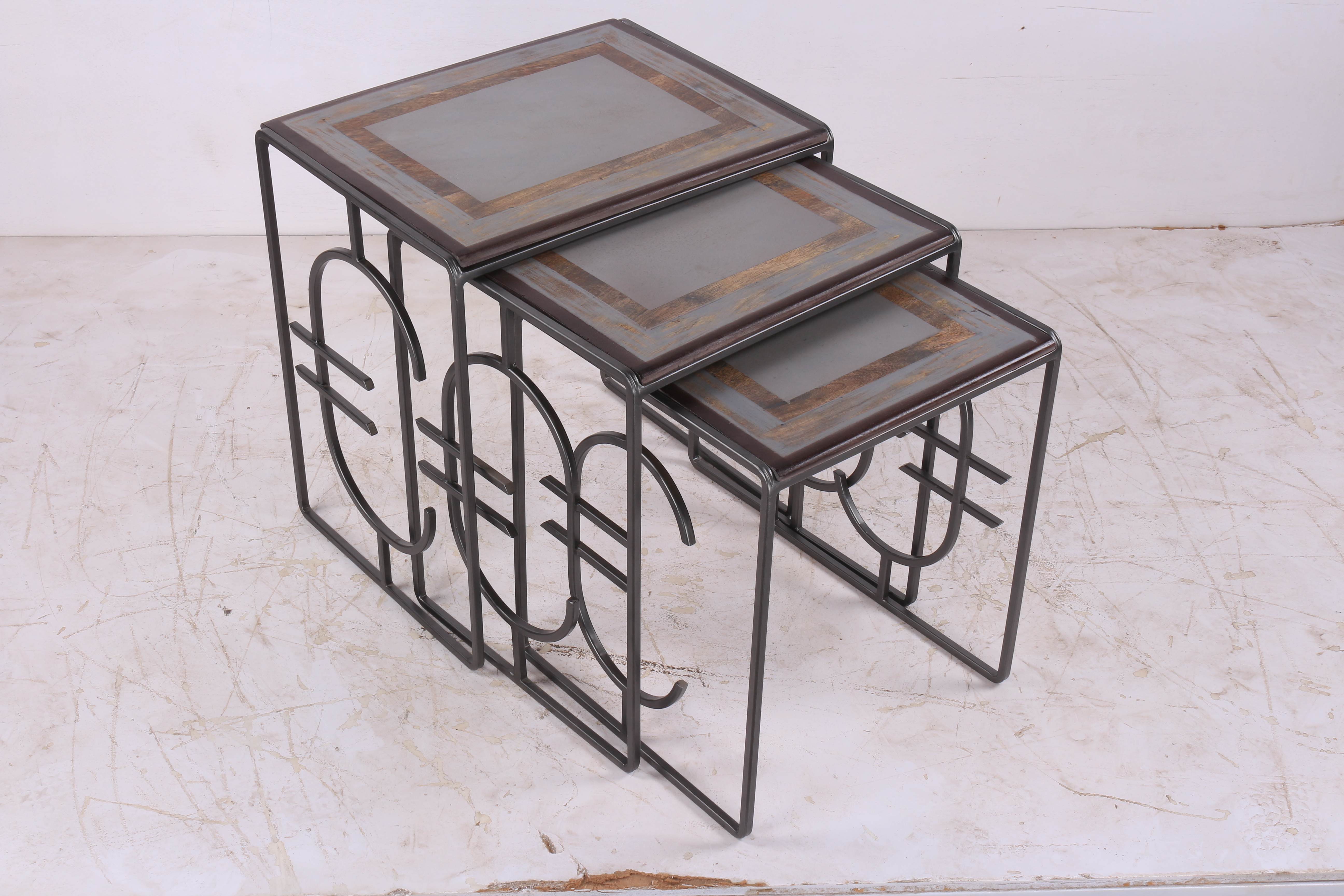 Euro Nesting Tables Set Of 3 No Assembly Required