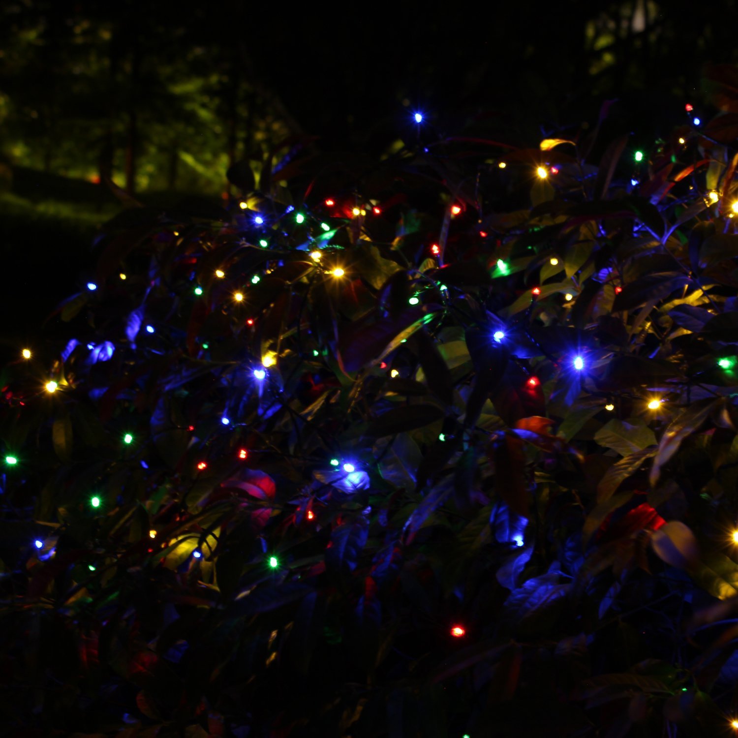 Abs Plastic 200 Led Solar Multi Color Decorative String Lights