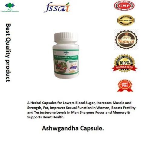 Ashwagandha Capsules Ingredients: Ashwgandha Powder