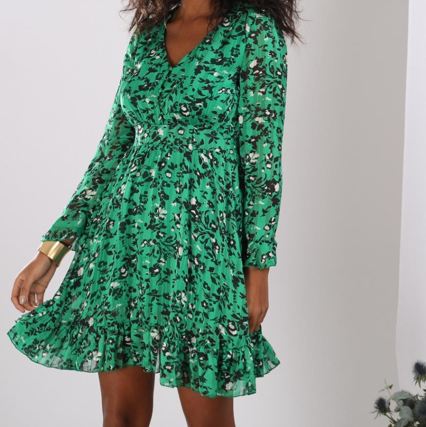 Green Long Sleeve Short Dress For Ladies at 8.00 at Best Price in Delhi | Ransher Overseas Pvt. Ltd. Green Long Sleeve Short Dress For Ladies at 8.00 at Best Price in Delhi | Ransher Overseas Pvt. Ltd.