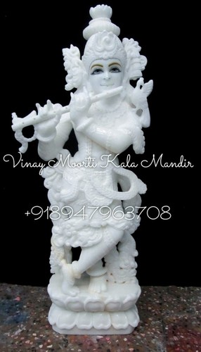 Washable Krishna Marble Statue