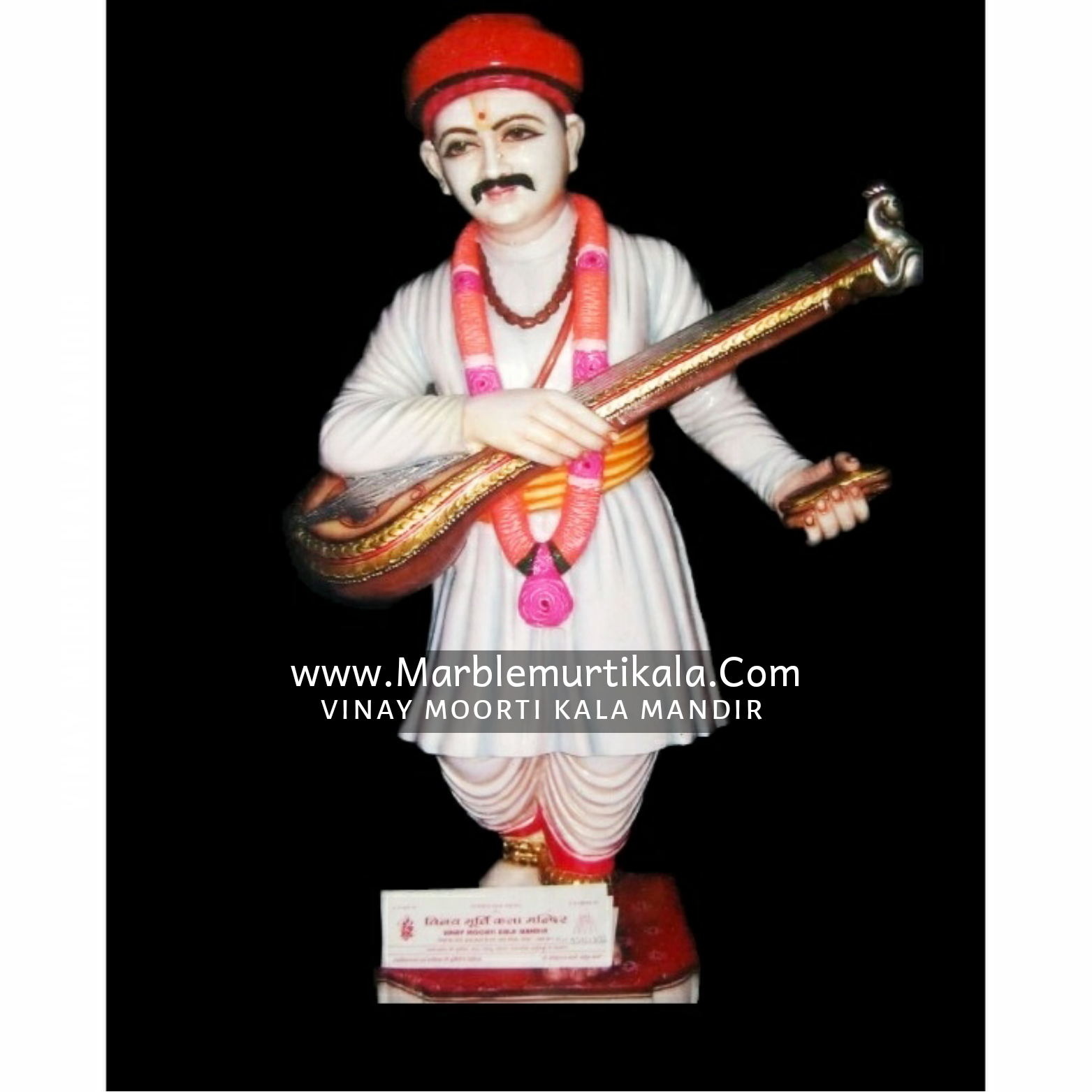 Carving Namdev Marble Murti