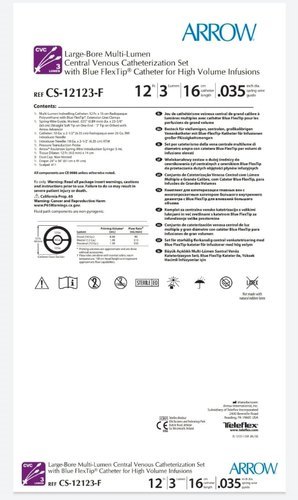 Arrow Triple Lumen Hemodialysis Kit(cs12123f)