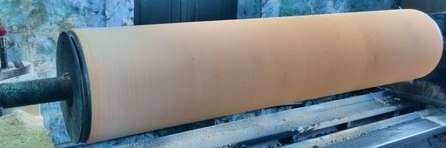 आवश्यकता के अनुसार वेनेर प्लाईवुड ग्लू स्प्रेडर/प्लाईवुड बनाने की मशीन के लिए रबर रोलर