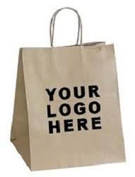 Customised Logo Printed Paper Bag
