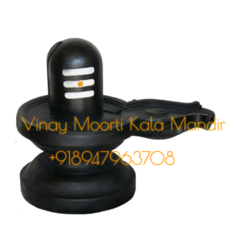 Carving Kasoti Marble Shivling Statue