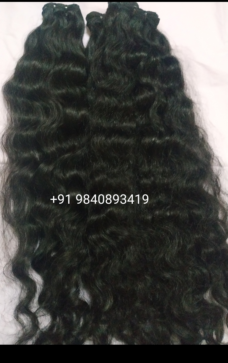 Black/brown Non Remy Human Hair