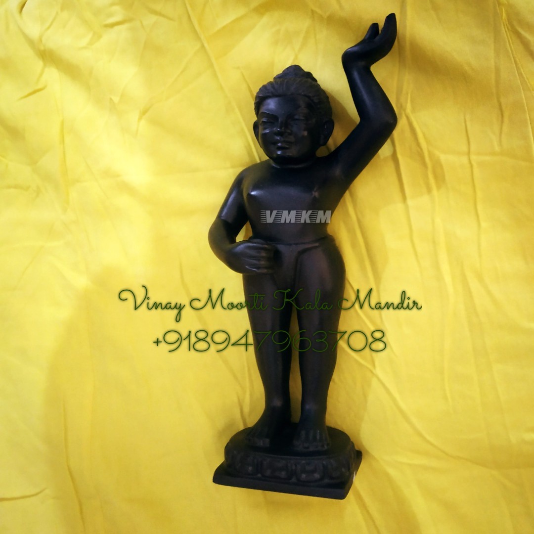 Washable Balck Marble Shrinathji Statue