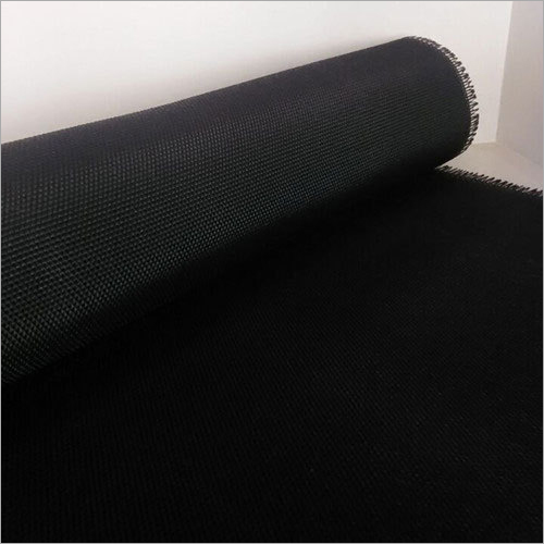 Graphite Coated Fiberglass Fabrics - Thickness 1.2 mm, Width 1520 mm, Color Black | Suitable for Textile Industries, Plain Pattern