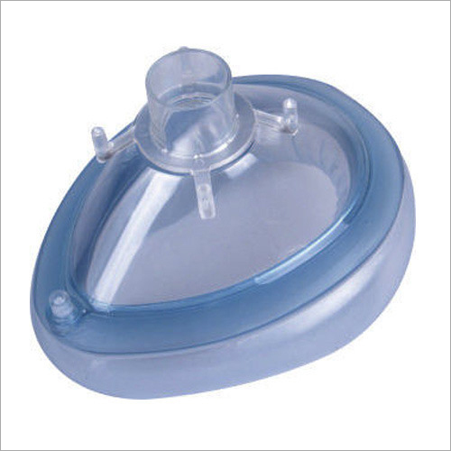 Medical Face Mask - Plastic Material , Soft Air-Filled Cushion for Low-Pressure Seal, Flexible Fit with Patented Dual Inflation Valve
