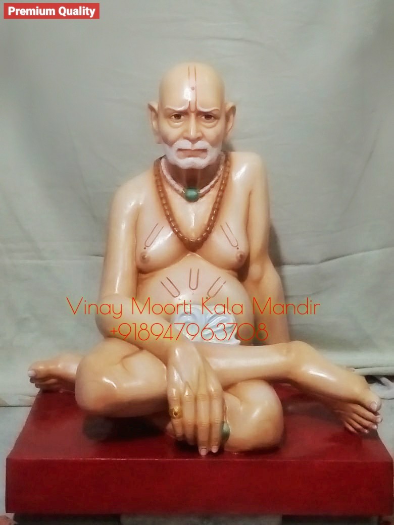 Carving Marble Swami Samarth Statue