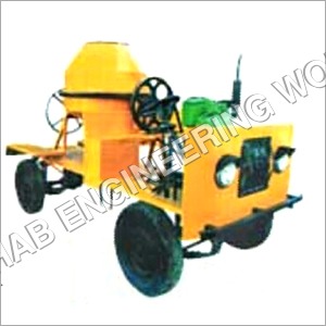 Lift 2 Pole Auto Drive Concrete Mixer Machine