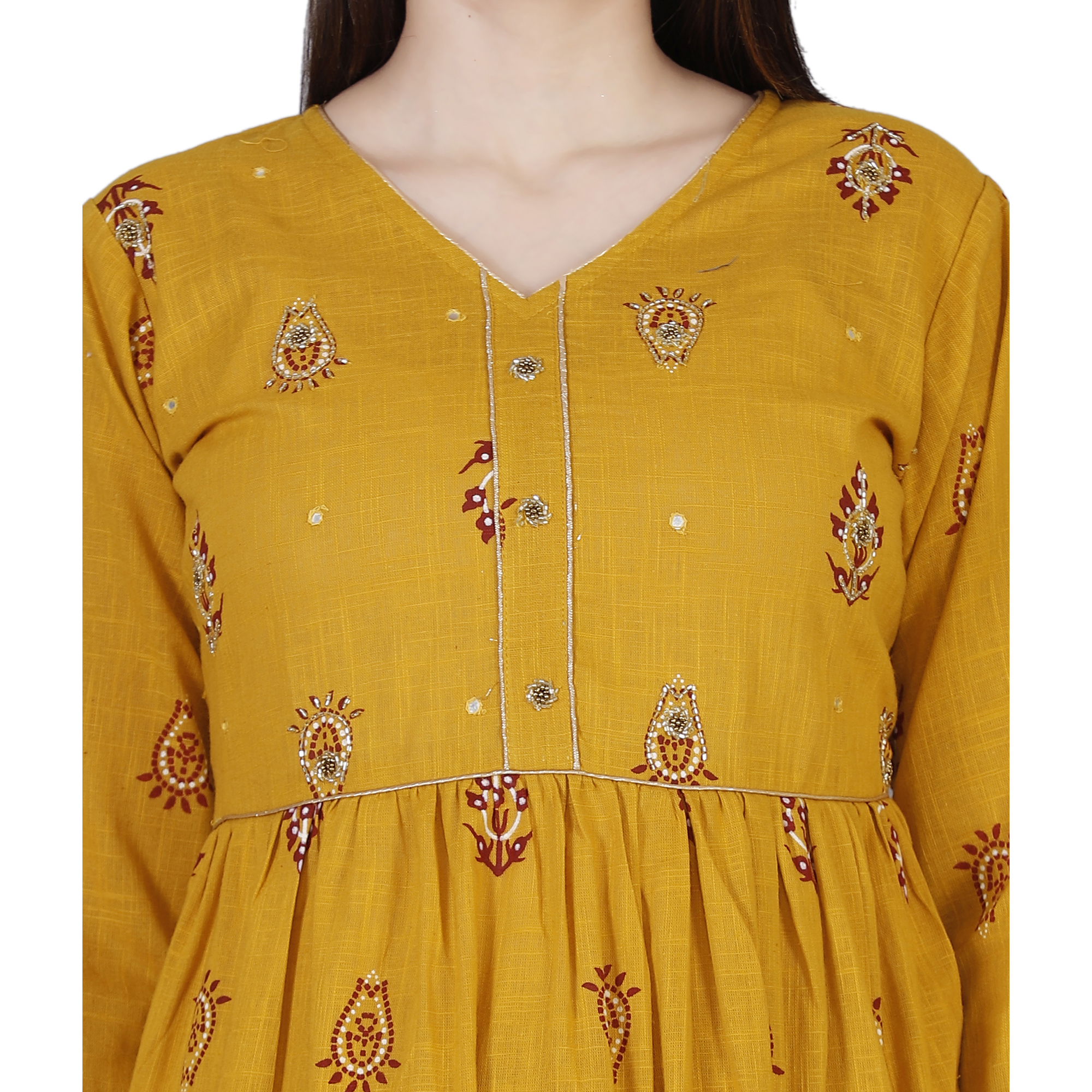 Summer Jsc 1138 Cotton Flare Kurti