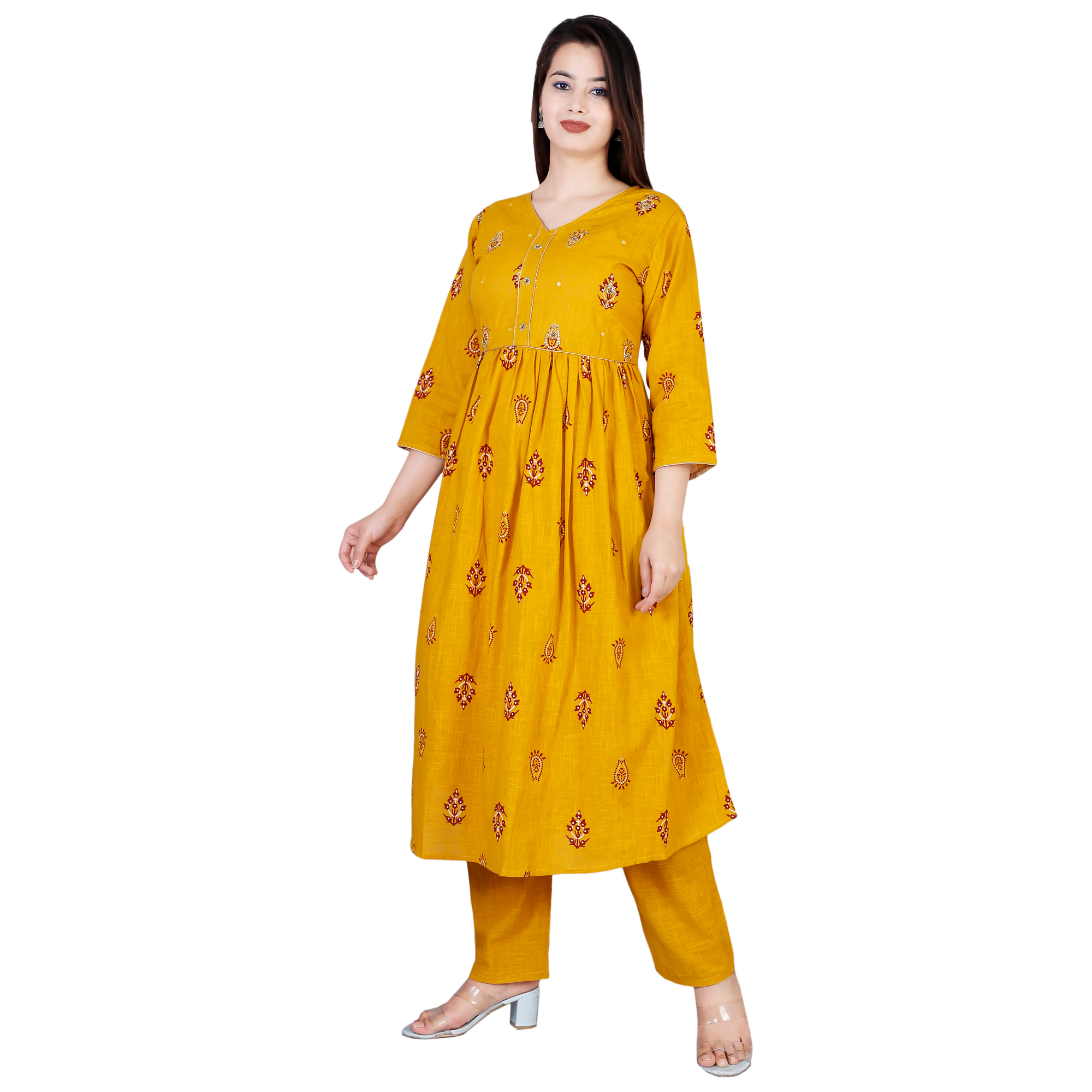 Summer Jsc 1138 Cotton Flare Kurti