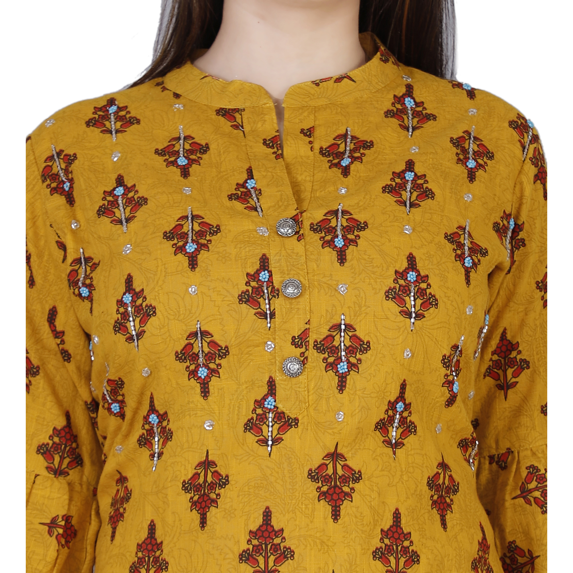 Jsc 1137 Printed Cotton Casual Kurti