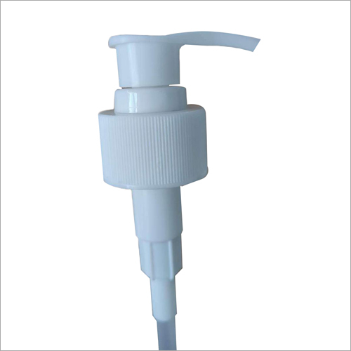 Plastic Lotion Pump - Plastic Material, Rigid Hardness, White Color | Customizable Design For Versatile Surface And Hand Usage