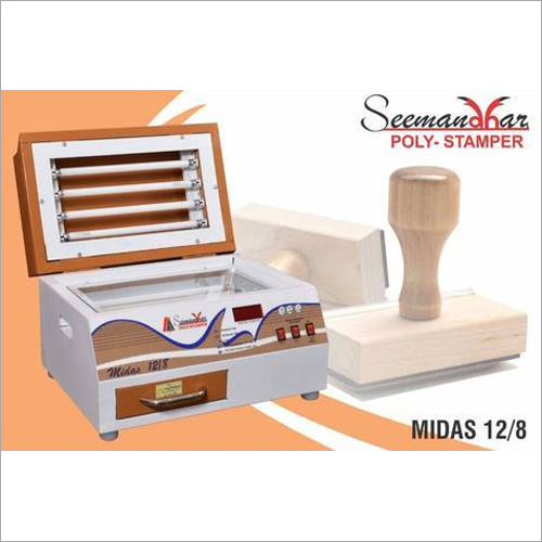Stamp Making Machine - High-Quality Plastic Material, Compact Design for Easy Storage and Portability