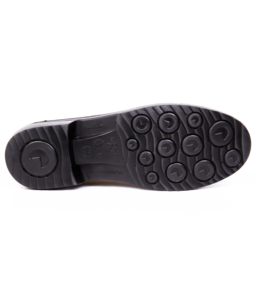 Lf02 Safety Shoe - Pu Upper, Steel Toe, Black Color, Size 3-8 | Antistatic Properties, 6-month Warranty, Comfortable Fit